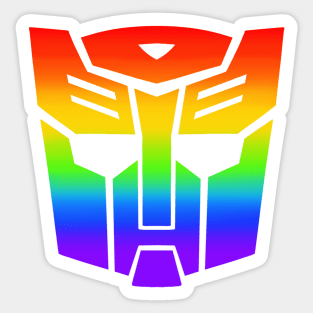 Gay Autobot Pride Sticker